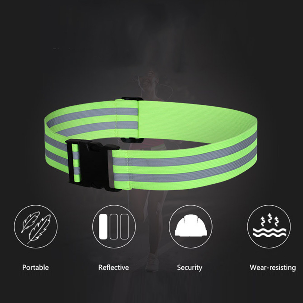 Running Visibility Gear - Ayarlanabilir Yansıtıcı Kemer Yüksek Görünürlüklü Güvenlik