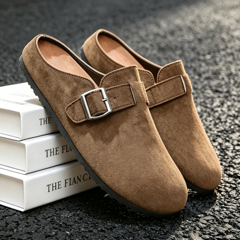 Insole Arch Support - Comwarm Moda Kadın Süet Terlik Erkek