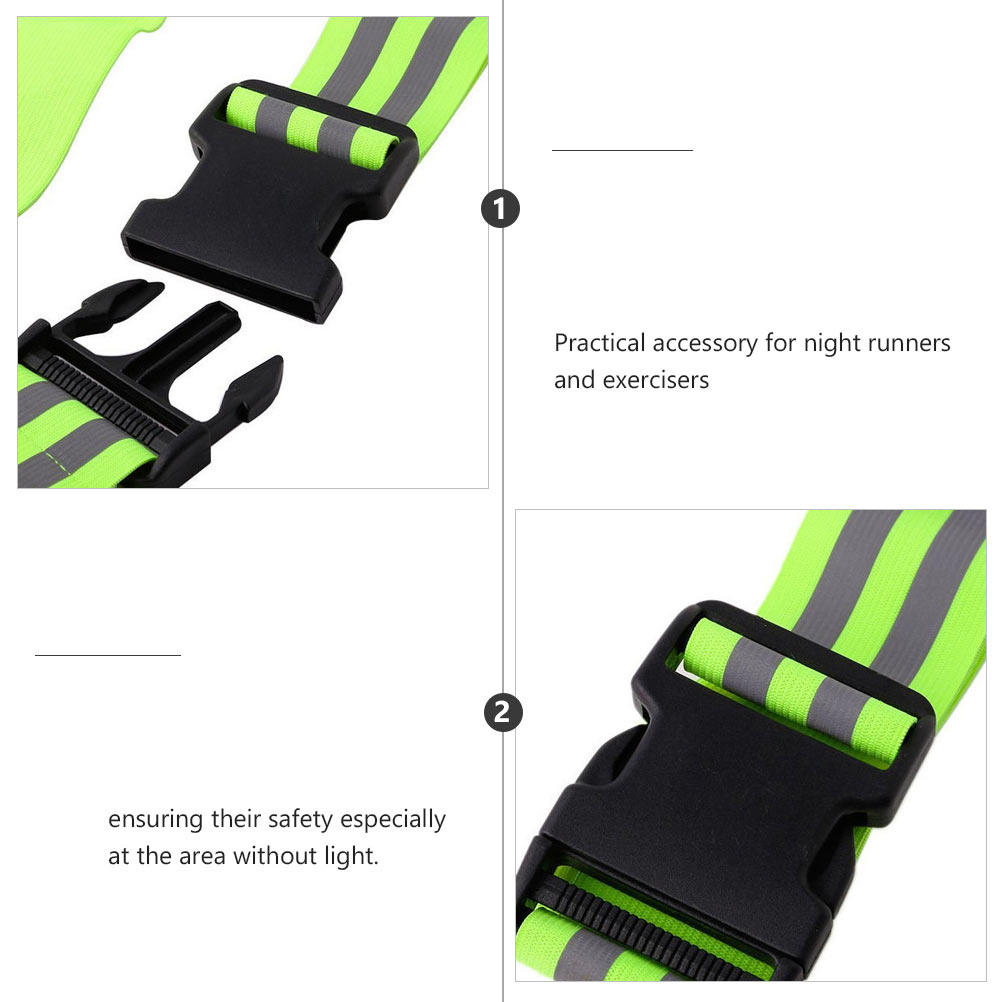 Running Visibility Gear - 2 Adet Yüksek Görünürlüklü Reflektif Kemer