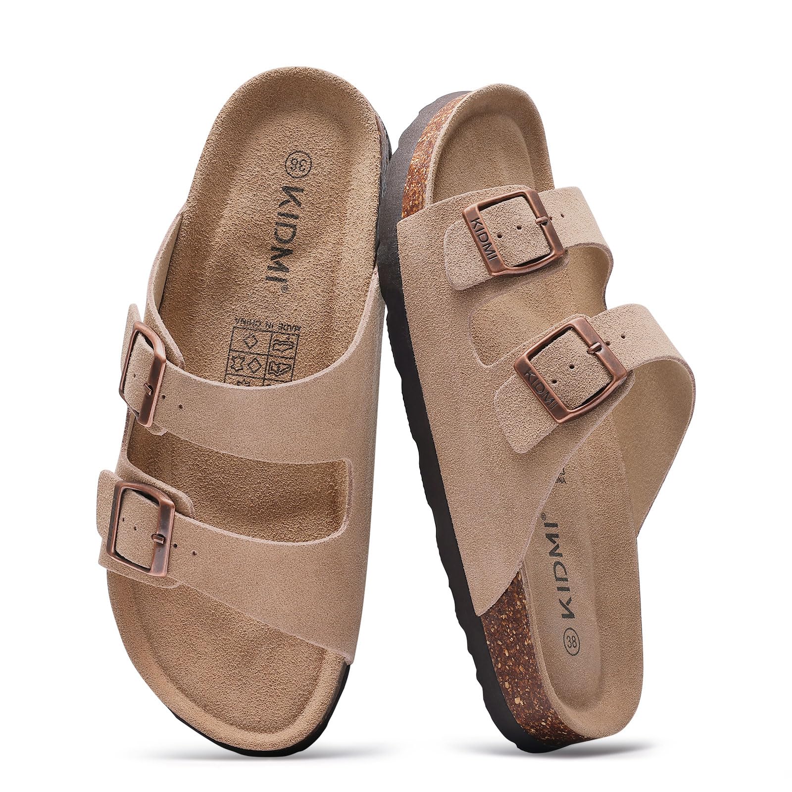 Insole Arch Support - Litfun Klasik Mantar Sandalet Kadın Erkek