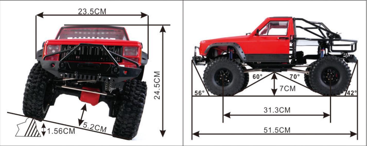 Axing RC Crawler, Cherokee Roc - Running Gear Box incelemesi ve fiyatı