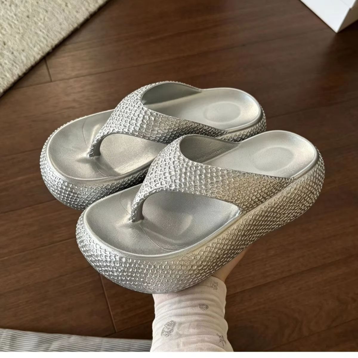 Kadın Yaz Modası Düz Renk Plaj - Insole Arch Support incelemesi ve fiyatı