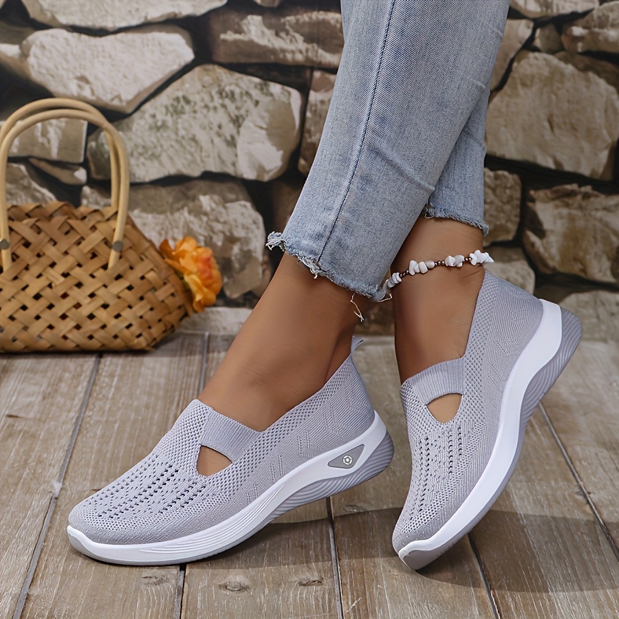Kadın İlkbahar Yaz Örgü Slip-O - Insole Arch Support incelemesi ve fiyatı