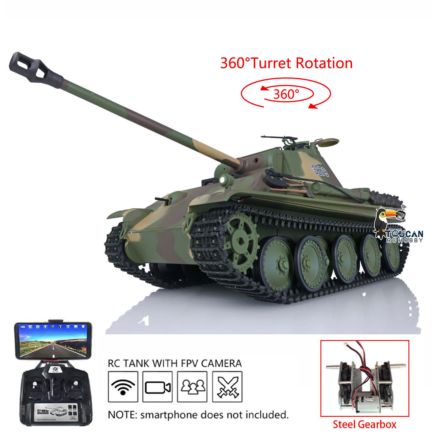 Heng Long 1/16 Ölçekli RC Tank - Running Gear Box incelemesi ve fiyatı